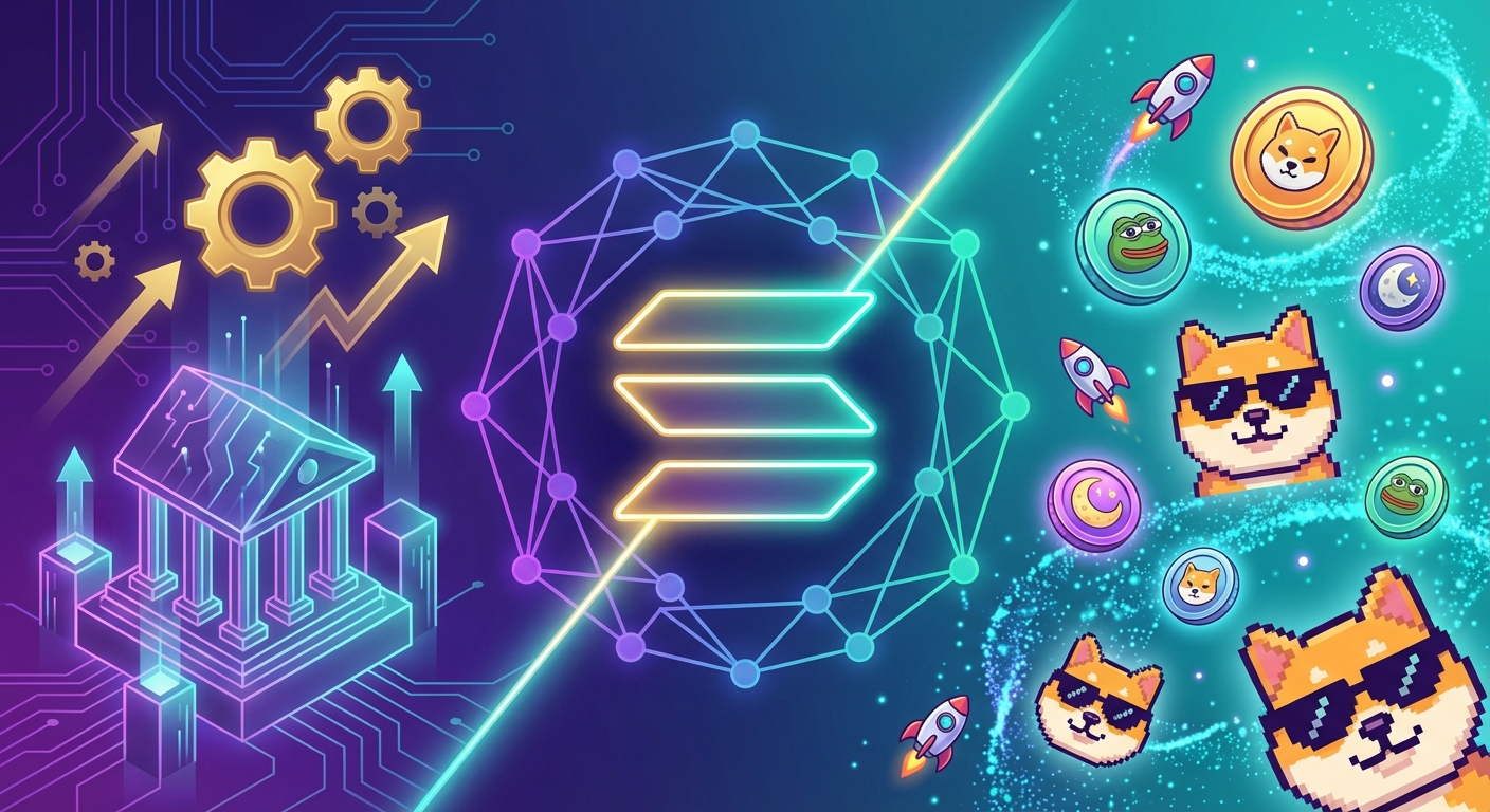 Solana’s Dual Reality: Institutional Gold Rush Meets Meme Coin Mania (and What It Means for SOL)