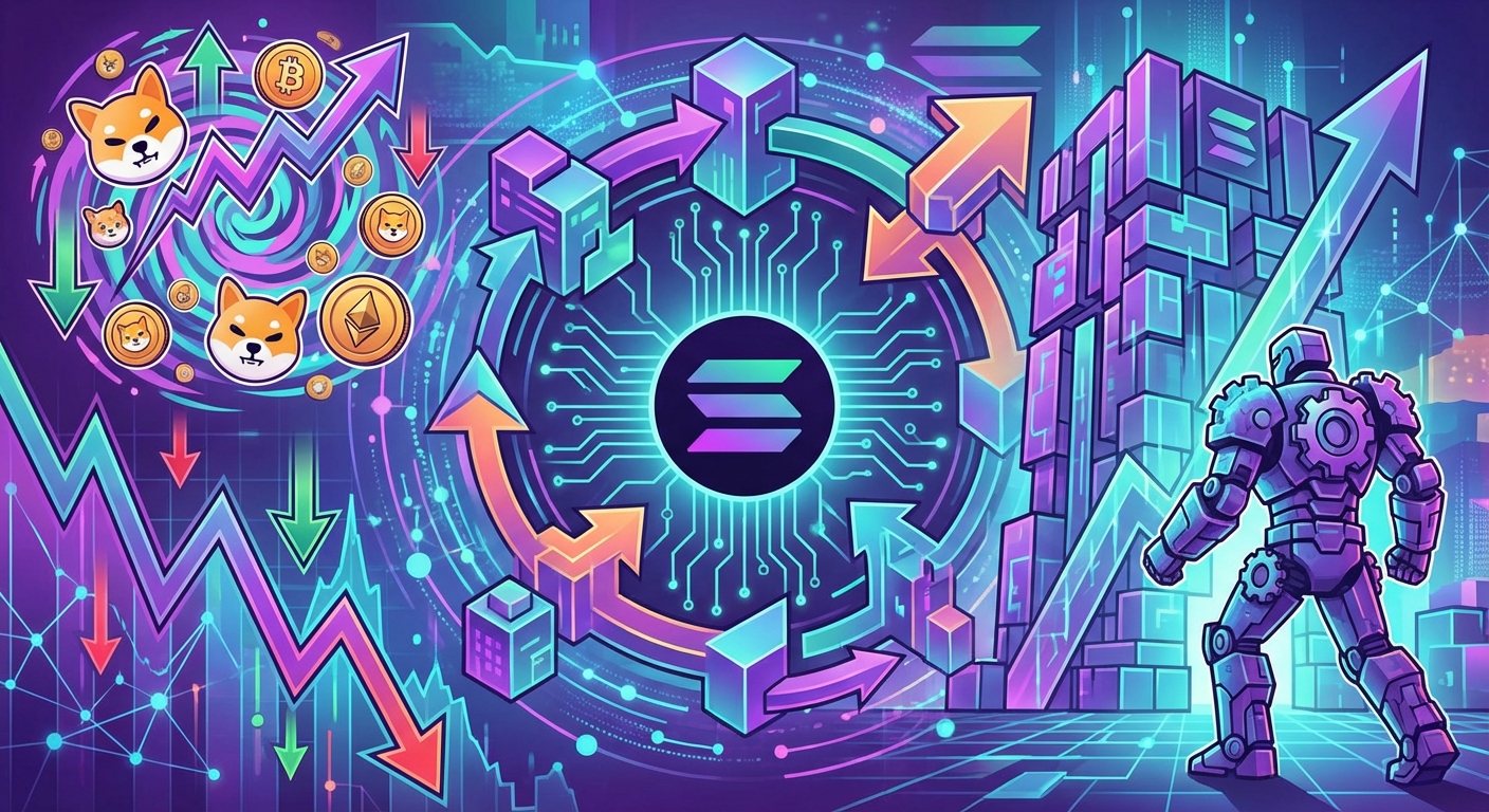 Solana’s Tumultuous Turn: Price Pressures, Meme Mania, and the March Towards Institutional Dominance
