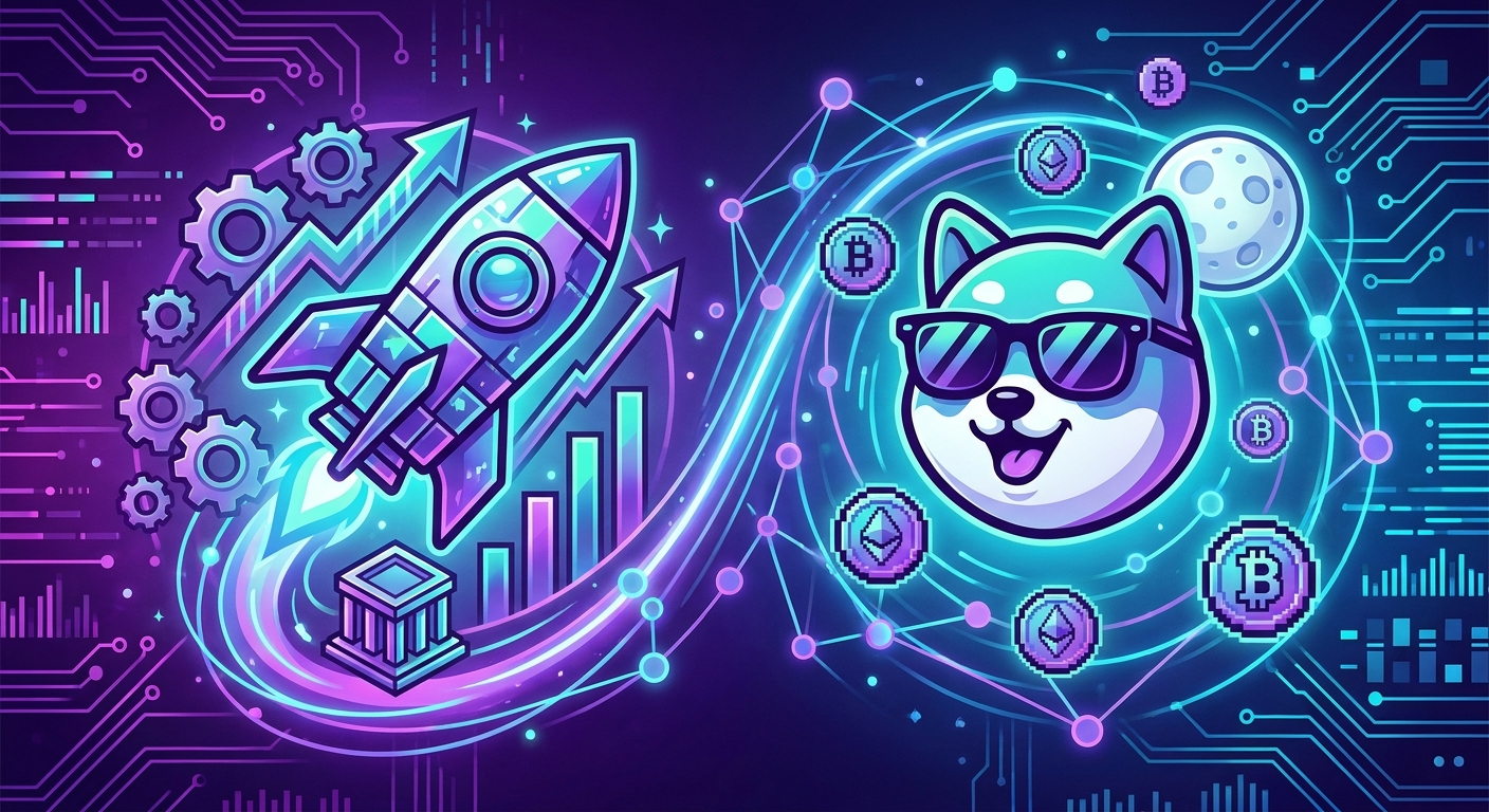 Solana's Double Play: Institutional Rockets & Meme Coin Mania