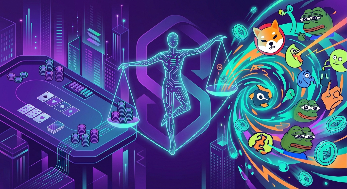 Solana’s Balancing Act: From High-Stakes Poker to High-Yield Memes